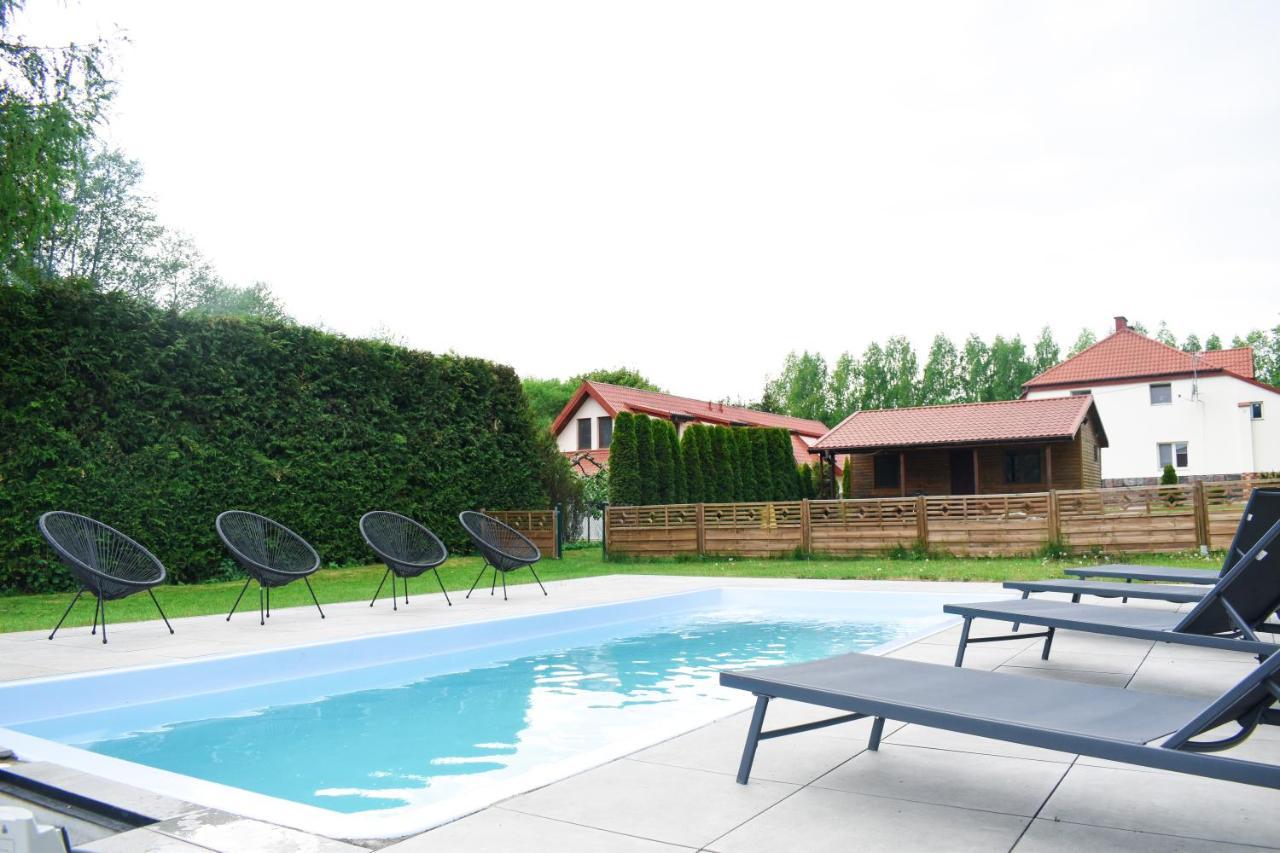 Gospodarstwo Agroturystyczne Z Basenem & Spa I Alpakami Ełk Exterior foto