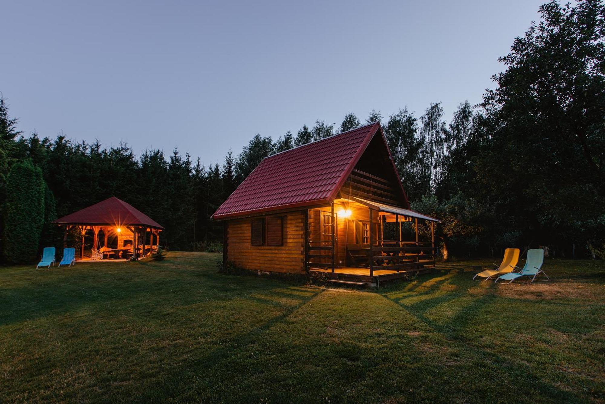 Gospodarstwo Agroturystyczne Z Basenem & Spa I Alpakami Ełk Exterior foto